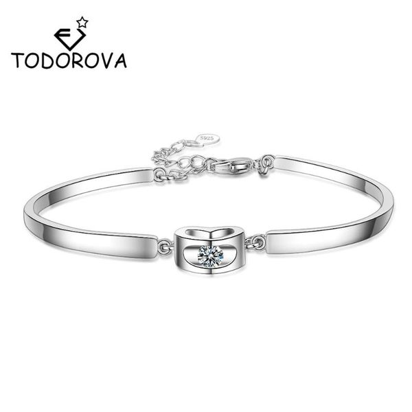 link, chain todorova romantic female heart forever love charm bracelet for women jewelry crystal cubic zircon pulseras, Black
link, chain todorova romantic female heart forever love charm bracelet for women jewelry crystal cubic zircon pulseras, Black