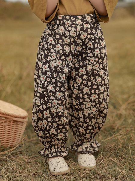 trousers girls' clothes 2021 summer korean sweet floral children loose anti mosquito pants tide, Blue
trousers girls' clothes 2021 summer korean sweet floral children loose anti mosquito pants tide, Blue