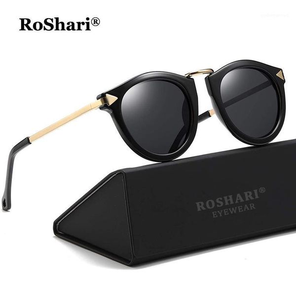 roshari polarized sunglasses women's vintage fashion round arrow style a28, White;black
roshari polarized sunglasses women's vintage fashion round arrow style a28, White;black