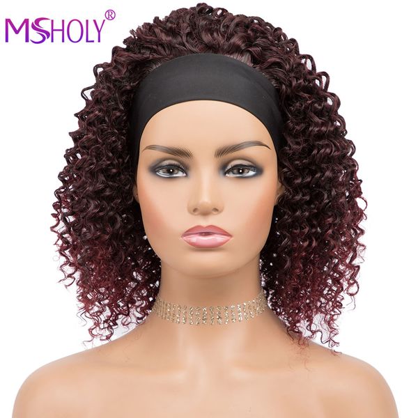 afro kinky curly headband wig for black women synthetic short curly wig with bangs ombre honey blonde red burgandy wigs msholy
afro kinky curly headband wig for black women synthetic short curly wig with bangs ombre honey blonde red burgandy wigs msholy