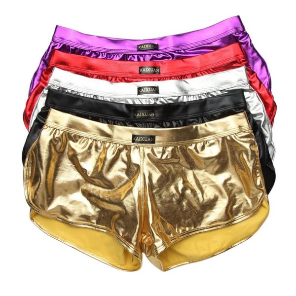 one-piece suits design mens underwear boxer patent leather wetlook shinny trunks cool underpants shorts shiny boxers for male
one-piece suits design mens underwear boxer patent leather wetlook shinny trunks cool underpants shorts shiny boxers for male