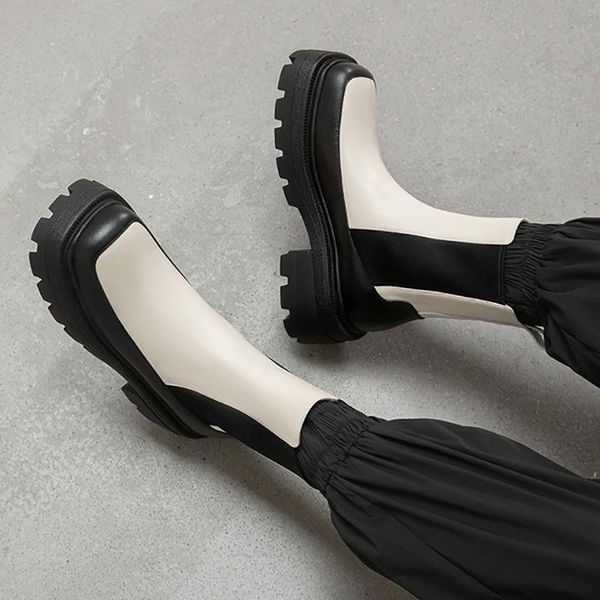 boots dovereiss fashion women's shoes winter genuine leather slip on goth concise casual mature ankle matin 40, Black
boots dovereiss fashion women's shoes winter genuine leather slip on goth concise casual mature ankle matin 40, Black