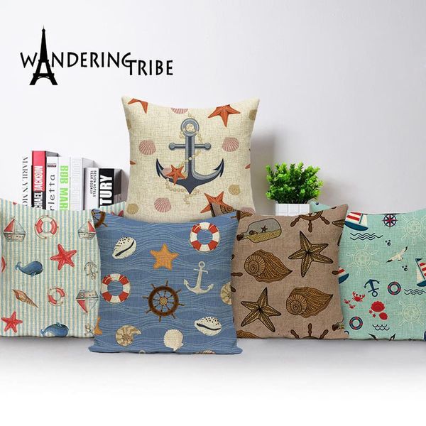 cushion/decorative pillow nordic home decoration throw covers ocean decor cushion custom kissen marine anchor flax cover 45*45
cushion/decorative pillow nordic home decoration throw covers ocean decor cushion custom kissen marine anchor flax cover 45*45