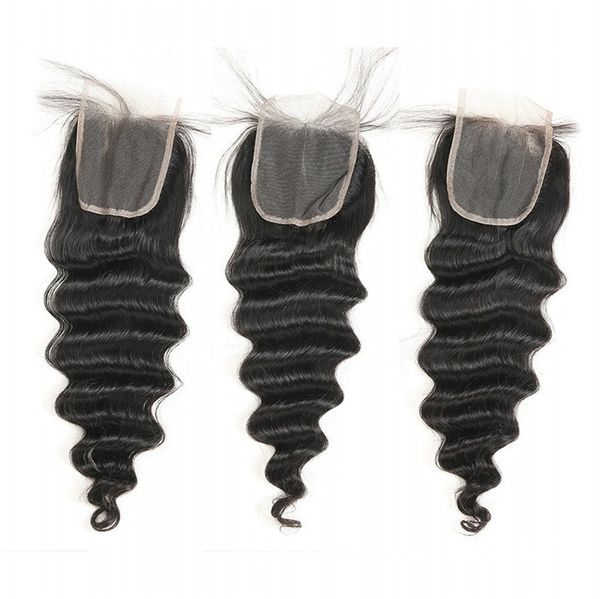 loose deep wave closures with baby hair malaysian human hair 4*4 lace closure pre plucked hairline, Black;brown
loose deep wave closures with baby hair malaysian human hair 4*4 lace closure pre plucked hairline, Black;brown