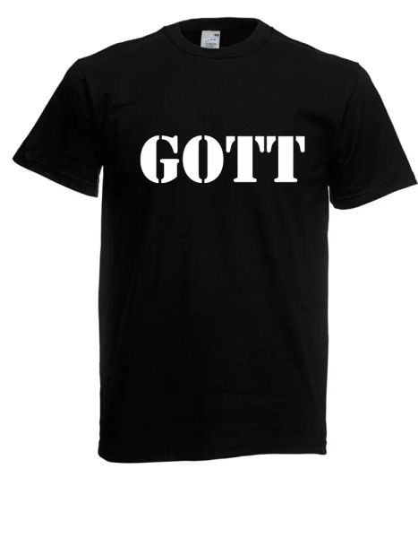 mens t-shirt god size up to 5xl, White;black 
mens t-shirt god size up to 5xl, White;black