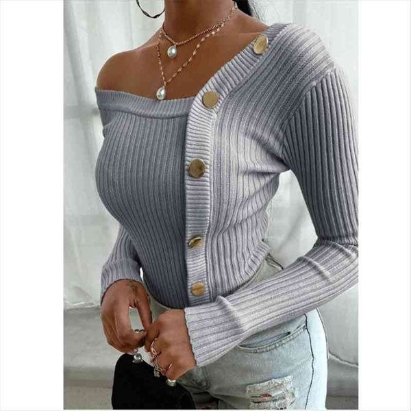 fashion button off shoulder knitted womens sweater women jumper autumn winter strapless pullover long sleeve knitwear female streetwear, White;black
fashion button off shoulder knitted womens sweater women jumper autumn winter strapless pullover long sleeve knitwear female streetwear, White;black