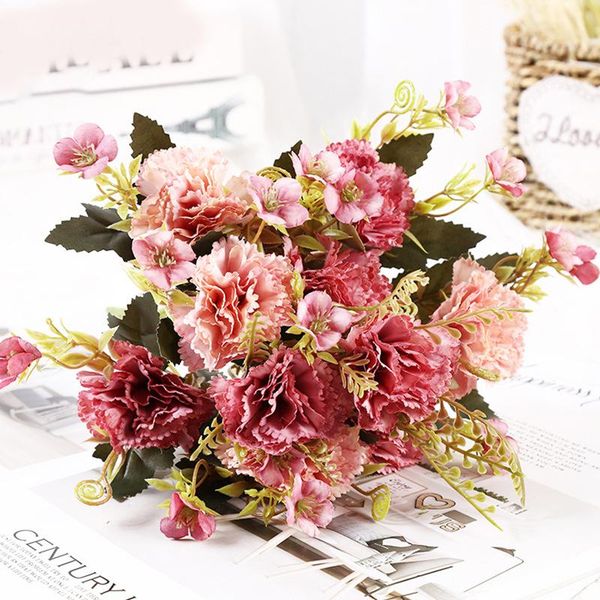 artificial flowers camellia bouquet wedding bride silk rose fake flower peony plastic branches with leaves home el decoration decorative & w
artificial flowers camellia bouquet wedding bride silk rose fake flower peony plastic branches with leaves home el decoration decorative & w