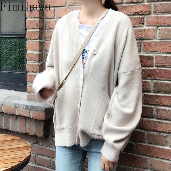 women's knits & tees fimihawa autumn korean loose cardigan women v-neck long sleeve sweater coat casual pocket knitted female sweaters, White
women's knits & tees fimihawa autumn korean loose cardigan women v-neck long sleeve sweater coat casual pocket knitted female sweaters, White