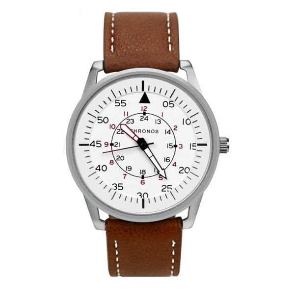 luxury 45mm mens quartz watches man fashion sport wristwatch leather strap watch montre de luxe ch1601, Slivery;brown
luxury 45mm mens quartz watches man fashion sport wristwatch leather strap watch montre de luxe ch1601, Slivery;brown