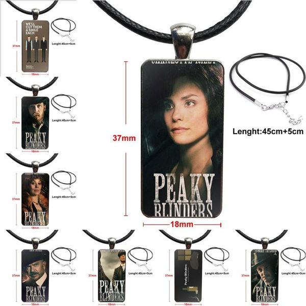 pendant necklaces glass cabochon necklace rectangle fashion for christmas gift peaky blinders tv series, Silver
pendant necklaces glass cabochon necklace rectangle fashion for christmas gift peaky blinders tv series, Silver