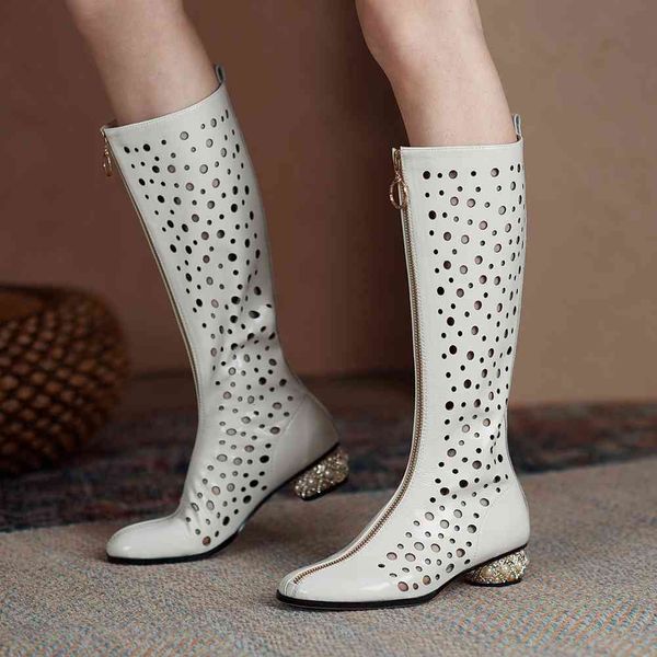 boots genuine leather lady round toe luxury summer boots pearl crystal pumps women zipper fashion heeled shoes woman, Black
boots genuine leather lady round toe luxury summer boots pearl crystal pumps women zipper fashion heeled shoes woman, Black