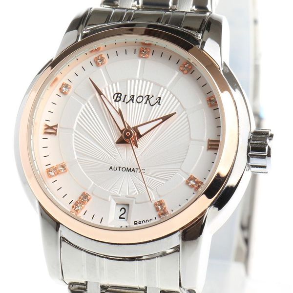 wristwatches biaoka brand fashion rose gold watch women clock classic mechanical wrist relogio feminino dress skeleton waterproof, Slivery;brown
wristwatches biaoka brand fashion rose gold watch women clock classic mechanical wrist relogio feminino dress skeleton waterproof, Slivery;brown