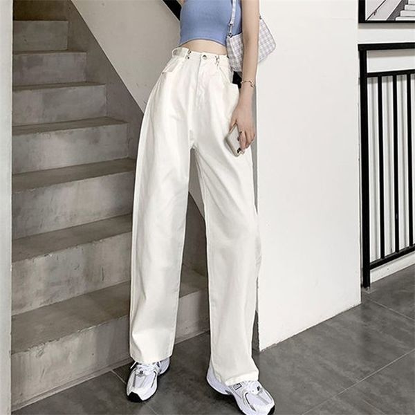 high waist loose korean jeans for women straight pants mom white boyfriend female wide-leg streetwear spring trousers 210809, Blue
high waist loose korean jeans for women straight pants mom white boyfriend female wide-leg streetwear spring trousers 210809, Blue