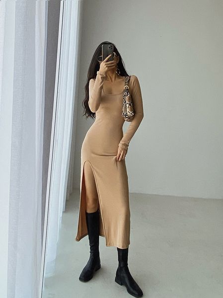 casual dresses women long sleeve split cotton dress summer autumn elegant square collar gown clothing, Black;gray
casual dresses women long sleeve split cotton dress summer autumn elegant square collar gown clothing, Black;gray