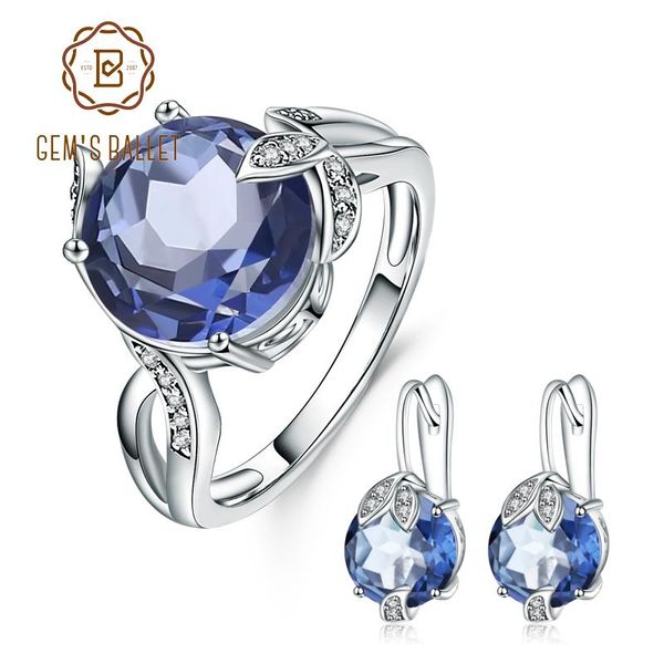 gem's ballet solid natural iolite blue mystic quartz gemstone earrings ring set 925 sterling silver jewelry for women bracelet, & neckl, Black
gem's ballet solid natural iolite blue mystic quartz gemstone earrings ring set 925 sterling silver jewelry for women bracelet, & neckl, Black