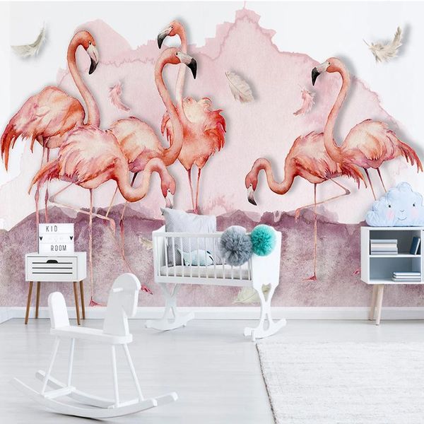 wallpapers custom any size mural wallpaper nordic pink feather birds animal wall painting living room bedroom pvc self-adhesive 3d stickers
wallpapers custom any size mural wallpaper nordic pink feather birds animal wall painting living room bedroom pvc self-adhesive 3d stickers