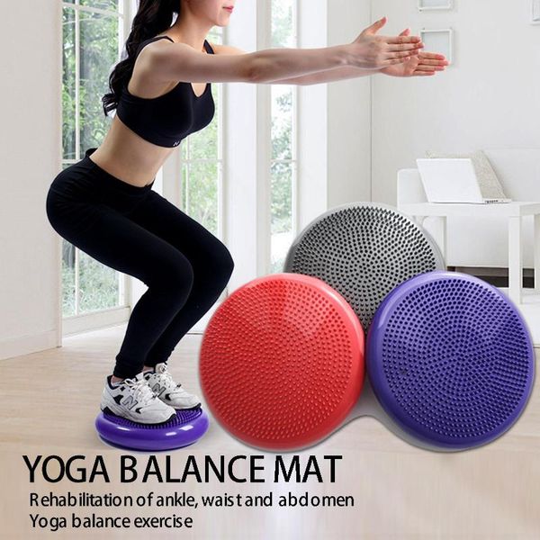 33x33cm yoga massage ball durable universal sports gym fitness wobble stability disc cushion mat mats
33x33cm yoga massage ball durable universal sports gym fitness wobble stability disc cushion mat mats