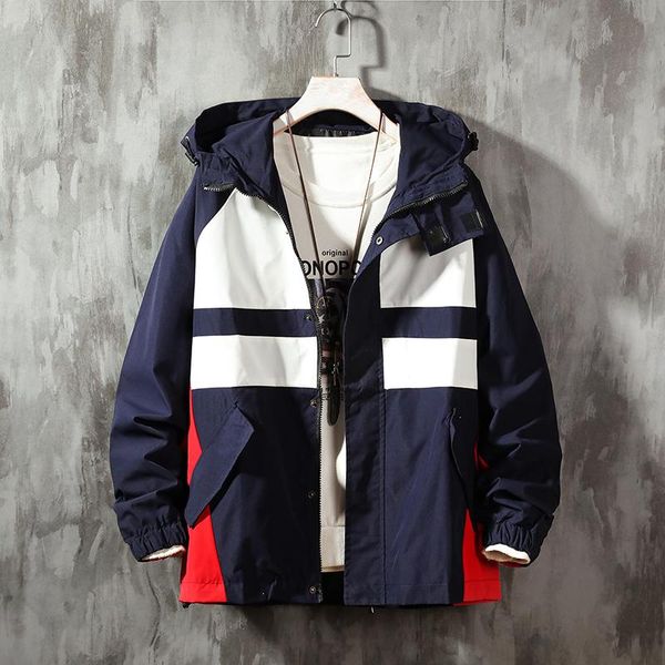 men's jackets 2021 fashion casual windbreaker jacket spring patchwork men hooded couple, Black;brown
men's jackets 2021 fashion casual windbreaker jacket spring patchwork men hooded couple, Black;brown