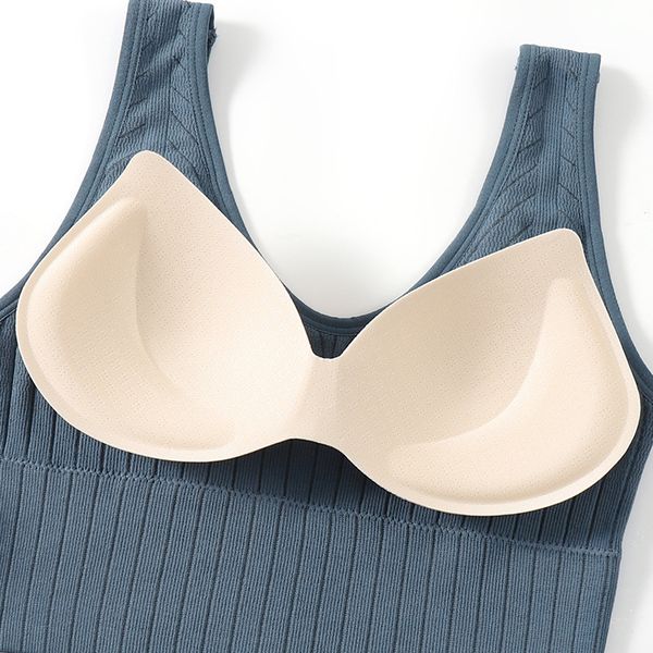 Seamless Women Wireless Bra Padded Sports Solid Color Crop Top U-Shaped Back Breathable Top Simple Lingerie, Khaki
Seamless Women Wireless Bra Padded Sports Solid Color Crop Top U-Shaped Back Breathable Top Simple Lingerie, Khaki