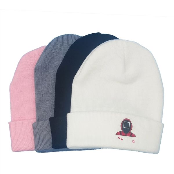 squid squid game knit men's women's warm wool hat autumn and winter beanies, Blue;gray
squid squid game knit men's women's warm wool hat autumn and winter beanies, Blue;gray