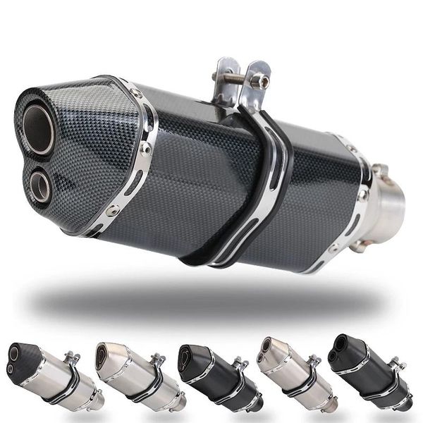 motorcycle exhaust system 36-51mm universal modified mufflerscooter pit bike dirt motocross for r6 er6n cbr250r z650 mt07 r25
motorcycle exhaust system 36-51mm universal modified mufflerscooter pit bike dirt motocross for r6 er6n cbr250r z650 mt07 r25