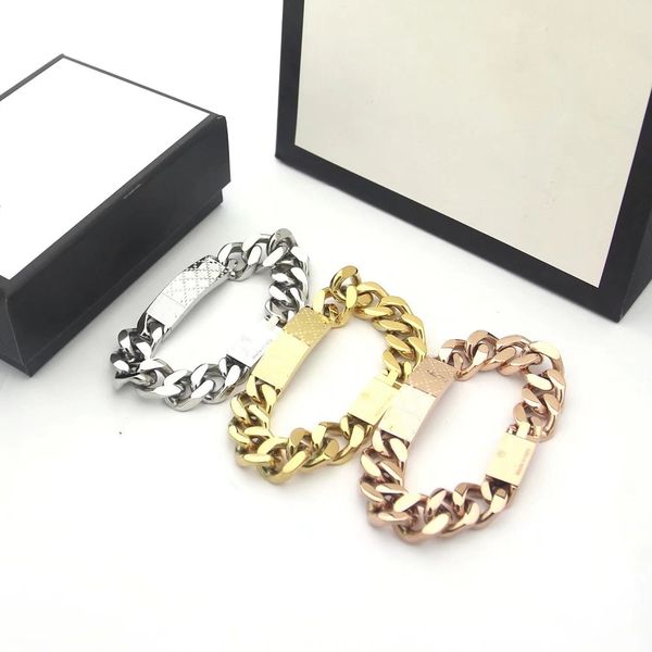 3 color gold love bracelet fashion men women charm bracelets stainless steel chain supply, Golden;silver
3 color gold love bracelet fashion men women charm bracelets stainless steel chain supply, Golden;silver