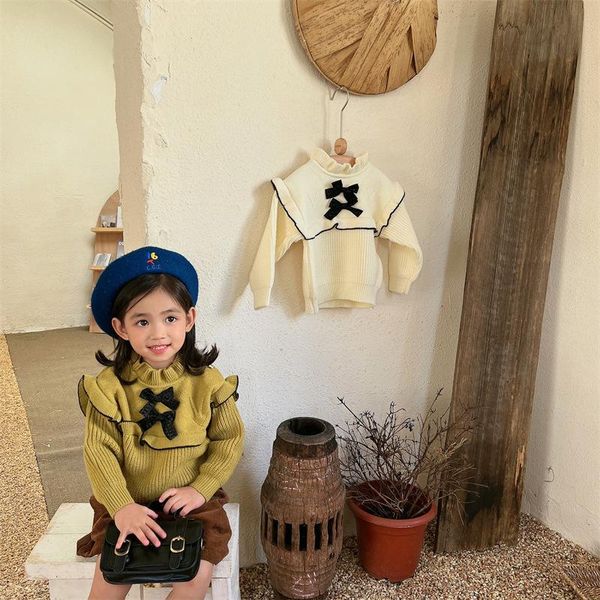 pullover girls sweater wool coat thicken velvet 2022 flowers warm winter autumn knitting cotton children's clothing, Blue
pullover girls sweater wool coat thicken velvet 2022 flowers warm winter autumn knitting cotton children's clothing, Blue