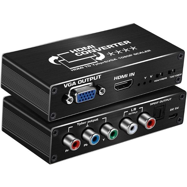 audio cables & connectors to ypbpr scaler 1080p component rgb/5rca or vga converter with toslink spdif output for pc ps4
audio cables & connectors to ypbpr scaler 1080p component rgb/5rca or vga converter with toslink spdif output for pc ps4