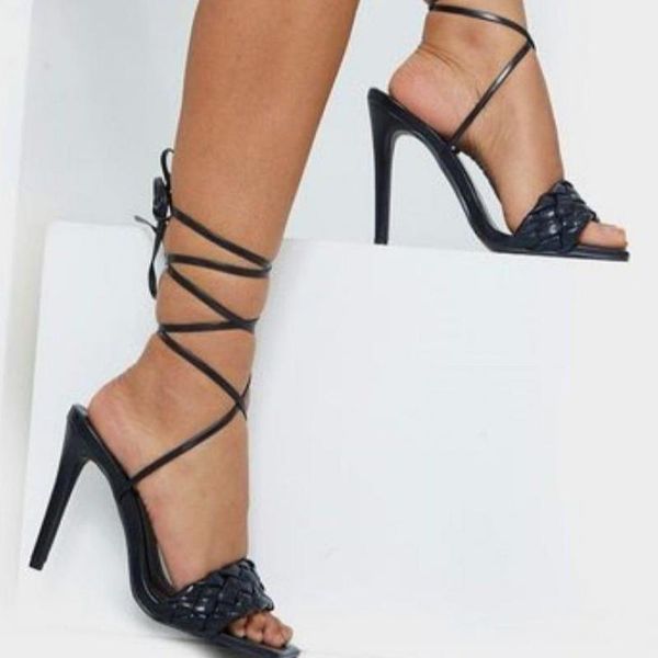 sandals women shoes gladiator high heels summer party cross strap lace up pumps big size 35-43 beach slippers, Black
sandals women shoes gladiator high heels summer party cross strap lace up pumps big size 35-43 beach slippers, Black