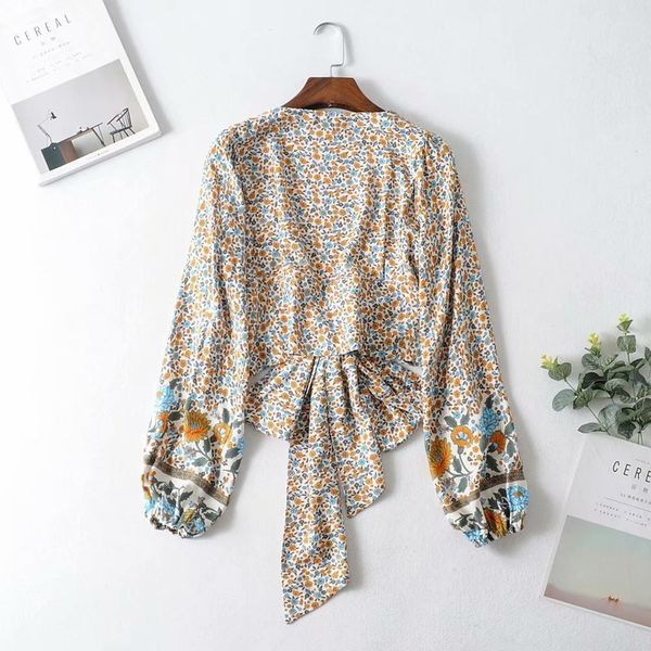 vintage chic women floral print rayon bohemian blouses shirt ladies loose crop long sleeve boho shirts blusas kimono, White
vintage chic women floral print rayon bohemian blouses shirt ladies loose crop long sleeve boho shirts blusas kimono, White