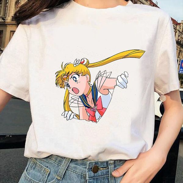 sailor moon funny anime ullzang womens t shirt harajuku 90s aesthetic cute female fashion graphic tee, White
sailor moon funny anime ullzang womens t shirt harajuku 90s aesthetic cute female fashion graphic tee, White