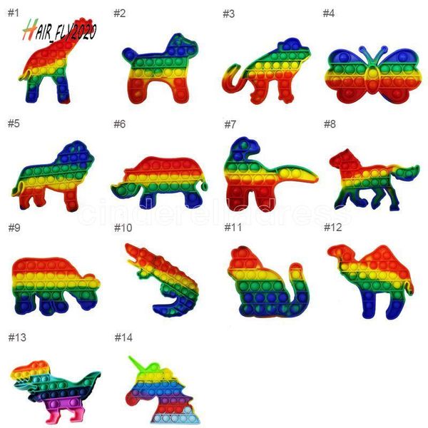 fidget sensory toys, autism special needs stress relief silicone pressure relieving gifts animal squeeze toys for kids adults rainbow colour
fidget sensory toys, autism special needs stress relief silicone pressure relieving gifts animal squeeze toys for kids adults rainbow colour