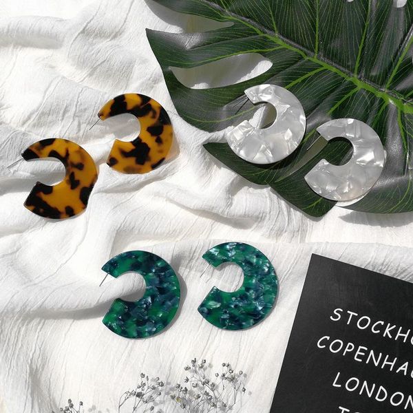 stud minimalist earring acetates circle geometry deep green leopard hyperbole for women girl jewelry christmas gift, Golden;silver
stud minimalist earring acetates circle geometry deep green leopard hyperbole for women girl jewelry christmas gift, Golden;silver
