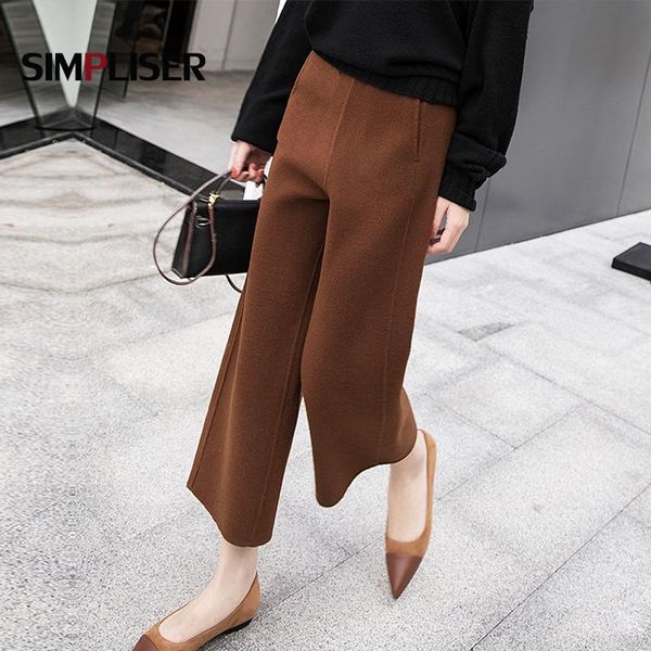 women's pants & capris high waist woolen wide leg autumn winter ankle length nylon trousers black khaki loose ladies velvet 2021 ol sty, Black;white
women's pants & capris high waist woolen wide leg autumn winter ankle length nylon trousers black khaki loose ladies velvet 2021 ol sty, Black;white
