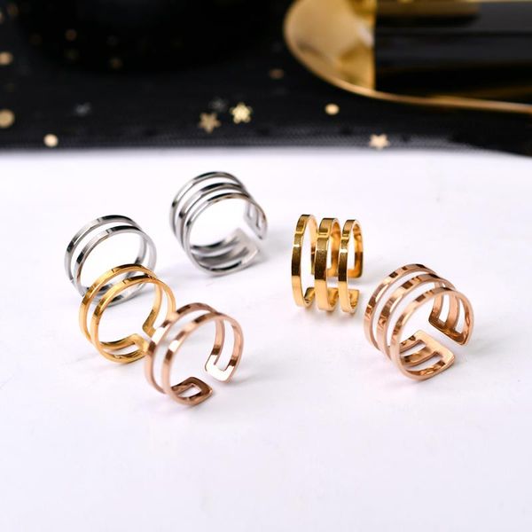 wedding rings titanium steel hollow out ring sets fashion famous star same style rose gold color knuckle gift jewelry for women, Slivery;golden
wedding rings titanium steel hollow out ring sets fashion famous star same style rose gold color knuckle gift jewelry for women, Slivery;golden