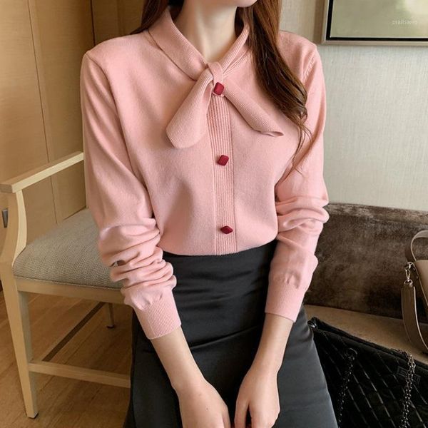 women korean knitted sweater autumn winter sweet college style bow collar fashion thicken warm tricot pullovers women's sweaters, White;black
women korean knitted sweater autumn winter sweet college style bow collar fashion thicken warm tricot pullovers women's sweaters, White;black