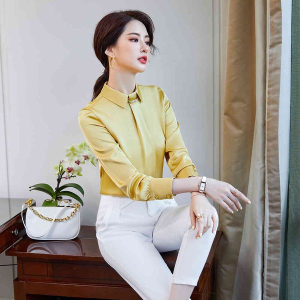 2021 fashionable ladies silky work female blouses most recent white pink yellow formal shirt s-5xl, Black
2021 fashionable ladies silky work female blouses most recent white pink yellow formal shirt s-5xl, Black