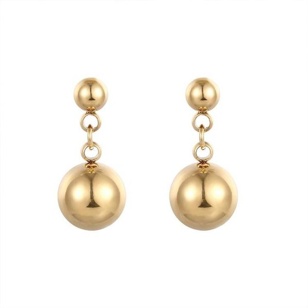 hoop & huggie japanese and korean elegant women's long earrings, fashionable simple temperament, round beads beaded earrings, Golden;silver
hoop & huggie japanese and korean elegant women's long earrings, fashionable simple temperament, round beads beaded earrings, Golden;silver