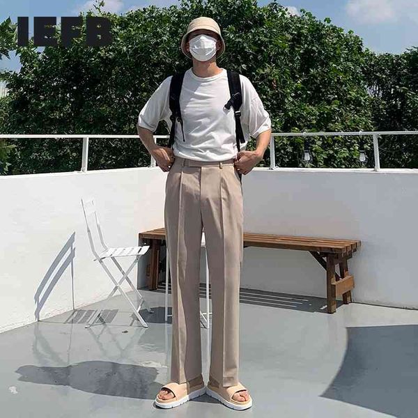 iefb wide leg business trousers men's summer loose korean ins trend slim fit fashion khaki suit pants straight casual pants 7217 210524, Black
iefb wide leg business trousers men's summer loose korean ins trend slim fit fashion khaki suit pants straight casual pants 7217 210524, Black