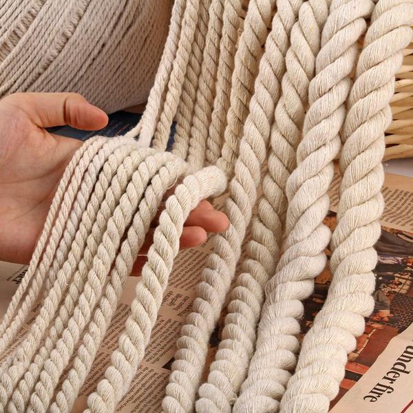 yarn 5/10m 6mm/8mm/10mm/12mm 3 shares twisted 100% cotton cords rope for bag home decor diy textile accessories, Black;white
yarn 5/10m 6mm/8mm/10mm/12mm 3 shares twisted 100% cotton cords rope for bag home decor diy textile accessories, Black;white