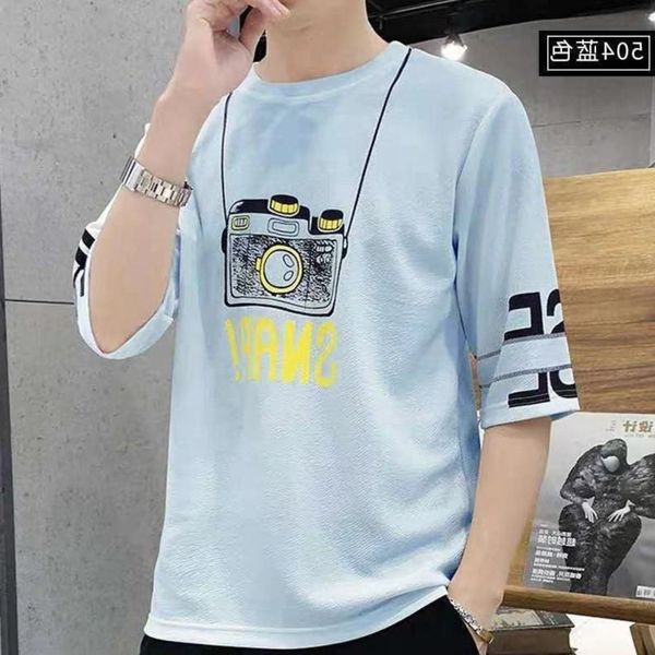 men's shirt 2020 spring and summer korean short sleeve t-shirt round neck sports casual men's fashion, White;black
men's shirt 2020 spring and summer korean short sleeve t-shirt round neck sports casual men's fashion, White;black