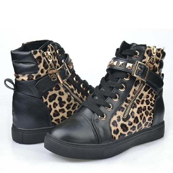 women boots luxury leopard ankle 2021 plus size 41 fashion leather zipper motorcycle shoes botas mujer casual, Black
women boots luxury leopard ankle 2021 plus size 41 fashion leather zipper motorcycle shoes botas mujer casual, Black
