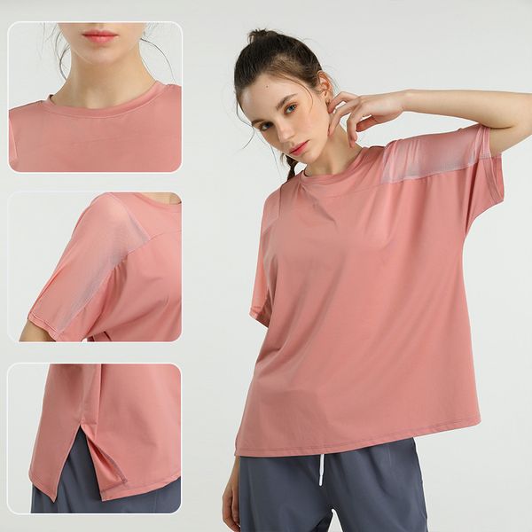 luxury party dresses quick drying elastic loose running blouse t-shirt mh splicing sports short sleeve fitns yoga suit for women, Black
luxury party dresses quick drying elastic loose running blouse t-shirt mh splicing sports short sleeve fitns yoga suit for women, Black