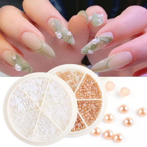 nail art decorations kapmore fashion 6-compartment faux pearl charms manicure charm diy nails rhinestones accessories, Silver;gold
nail art decorations kapmore fashion 6-compartment faux pearl charms manicure charm diy nails rhinestones accessories, Silver;gold