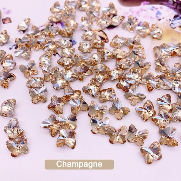 20pcs/set butterfly nail art decoration rhinestone pointed bottom k9 glass crystal stone fashion 3d fingernail diy accessories1, Silver;gold
20pcs/set butterfly nail art decoration rhinestone pointed bottom k9 glass crystal stone fashion 3d fingernail diy accessories1, Silver;gold