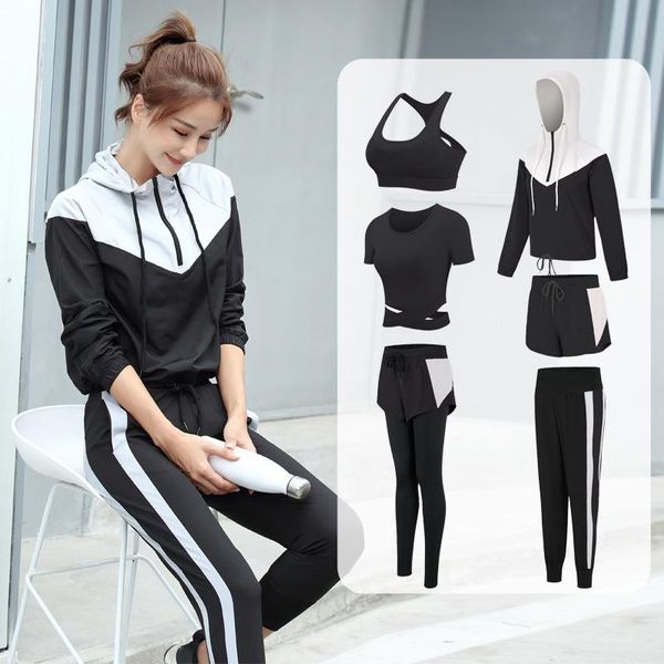 women's sportswear yoga set fitness sports suits gym shirts short sleeve fake two shorts leggings running tracksuit coat outfits, White;red
women's sportswear yoga set fitness sports suits gym shirts short sleeve fake two shorts leggings running tracksuit coat outfits, White;red