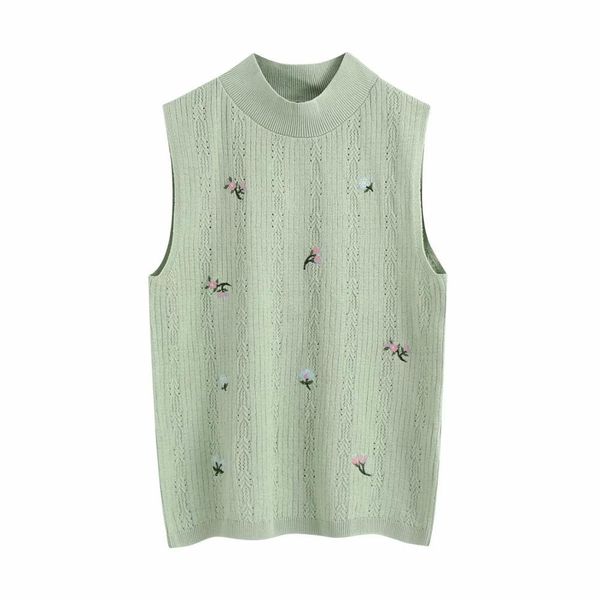 women knitted sleeveless embroidery pullover t- shirt casual fashion ropa mujer femme t-shirts 210420, White
women knitted sleeveless embroidery pullover t- shirt casual fashion ropa mujer femme t-shirts 210420, White