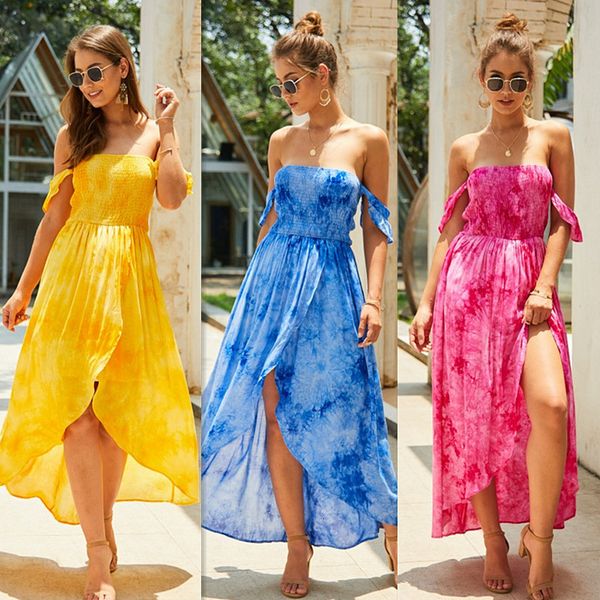 dresses women's summer off-shoulder printed mid-length skirt bohemian beach dress, Black;gray
dresses women's summer off-shoulder printed mid-length skirt bohemian beach dress, Black;gray
