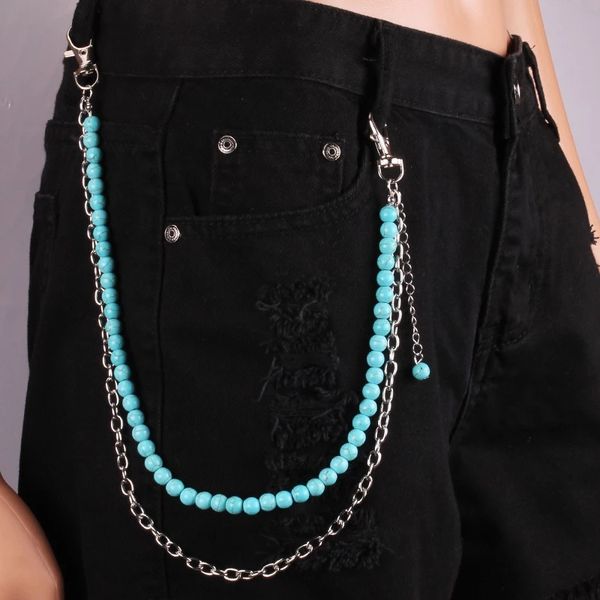 2021 fashion accessories bohemian summer beach blue stone beads double layers pants trousers turquoise waist chains body jewelry, Silver
2021 fashion accessories bohemian summer beach blue stone beads double layers pants trousers turquoise waist chains body jewelry, Silver