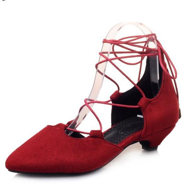 pointed toe spring women shoes fashion bandage low heels woman summer style plus size women's sandals 34-43 xkd4289, Black
pointed toe spring women shoes fashion bandage low heels woman summer style plus size women's sandals 34-43 xkd4289, Black